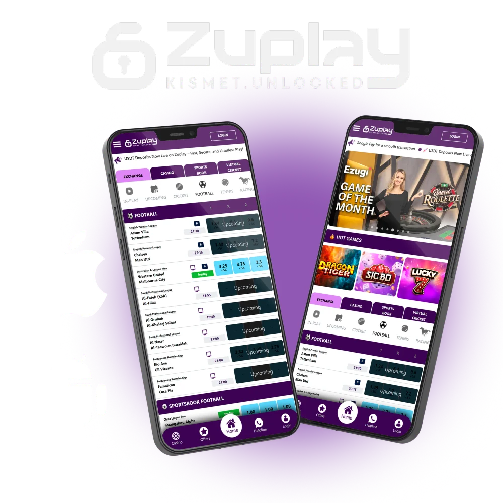 Download the Zuplay official app to play casino games anytime and anywhere.