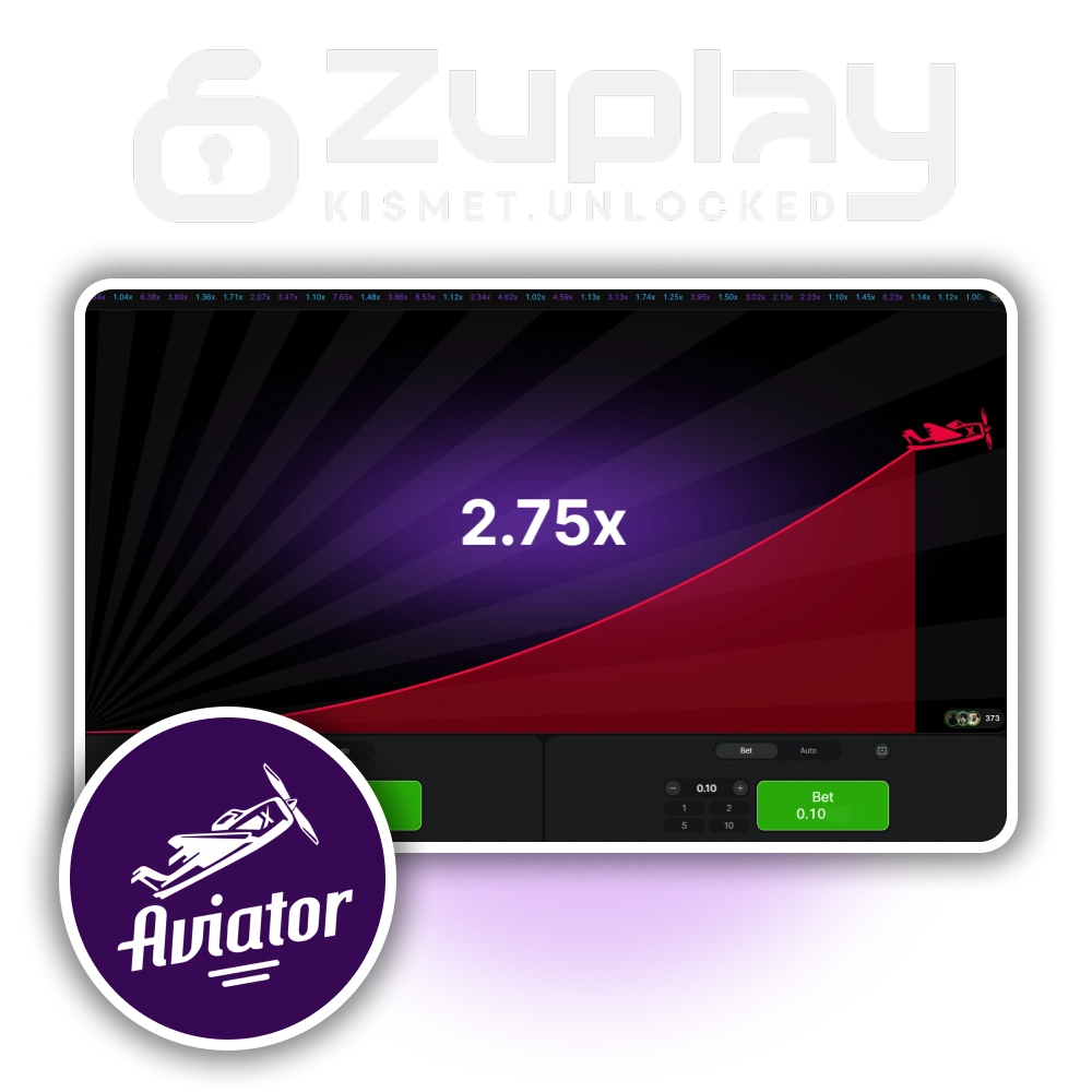 Win fast with Aviator game at Zuplay.
