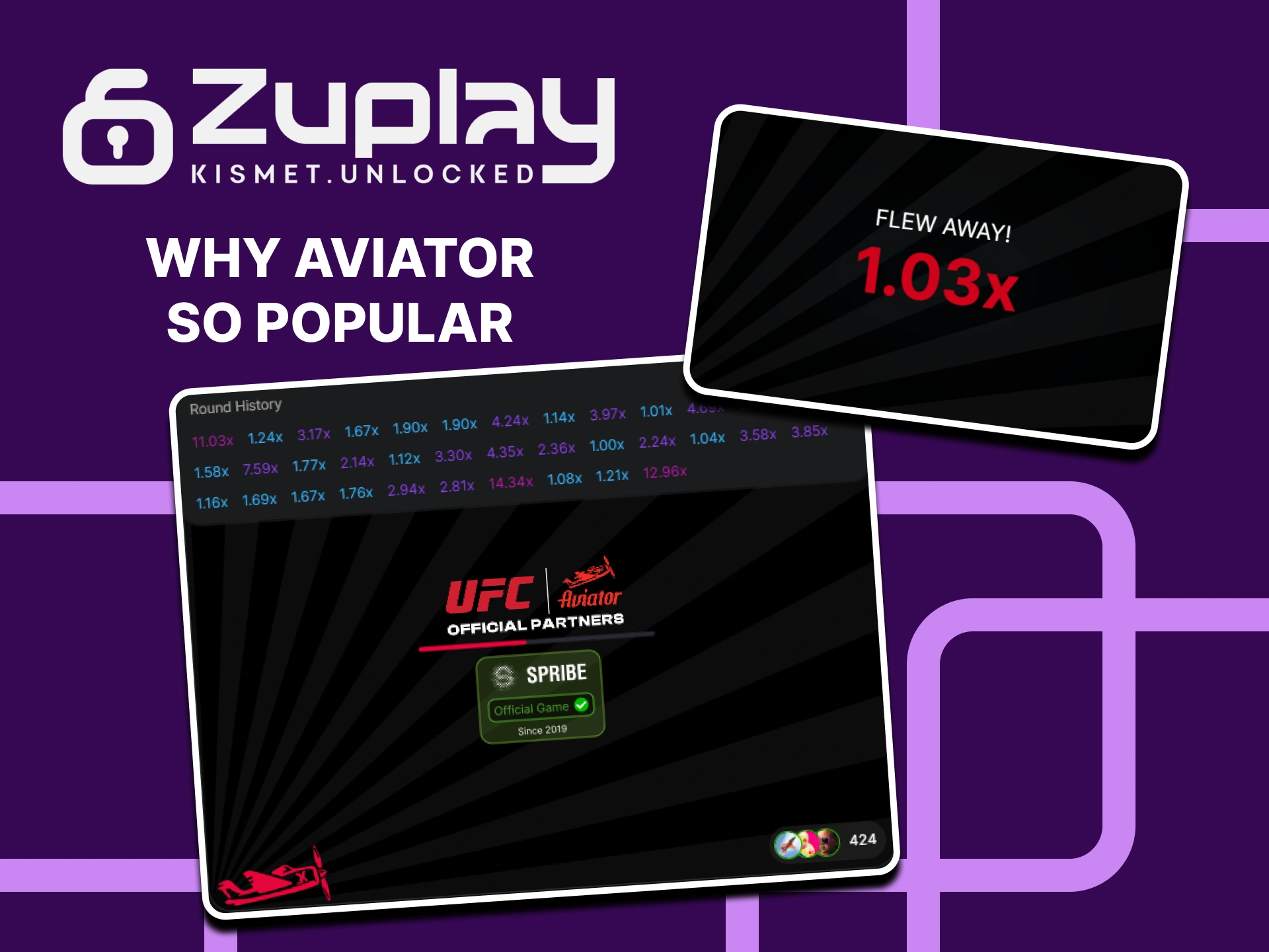 Play fast and win big in Aviator at Zuplay.