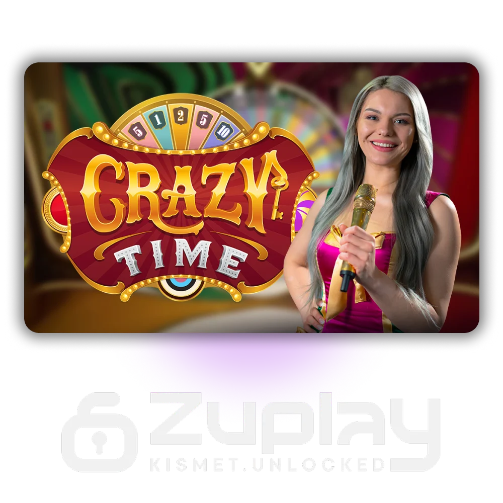 Play Crazy Time and win big at Zuplay.