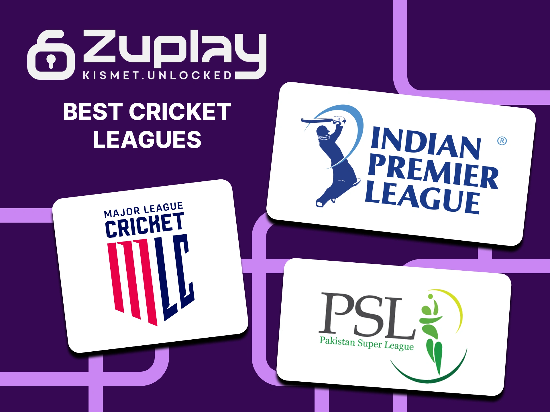 Bet on big cricket leagues at Zuplay.
