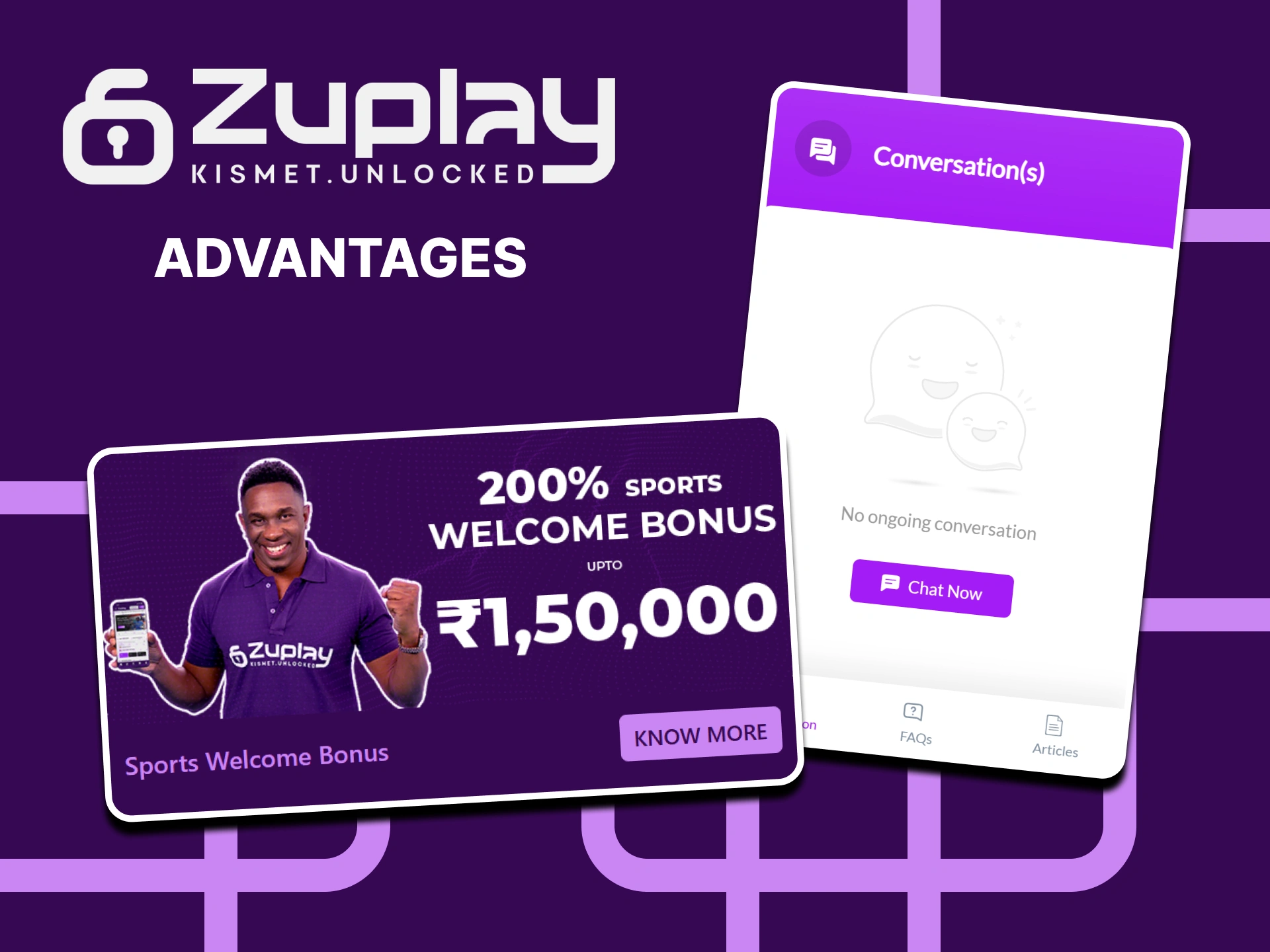 Use those advantages to get better betting results at Zuplay.